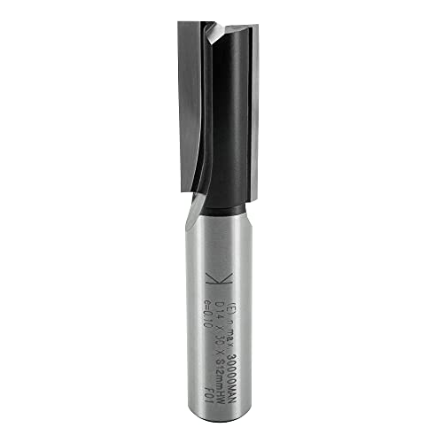 ENT 10537 Nutfräser HW, Schaft (S) 12 mm, Durchmesser (D) 14 mm, NL 30 mm, SL 40 mm, GL 72 mm von ENT European Norm Tools