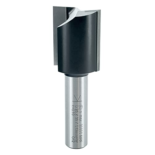 ENT 10573 Nutfräser HW, Schaft (S) 12 mm, Durchmesser (D) 25 mm, NL 30 mm, SL 40 mm, GL 70 mm von ENT European Norm Tools
