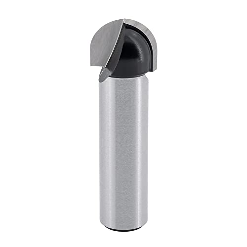 ENT 12370 Hohlkehlfräser HW, Schaft (S) 12 mm, Radius (R) 8 mm, D 16 mm, NL 12 mm, SL 40 mm, Holzbearbeitung, Oberfräse von ENT European Norm Tools