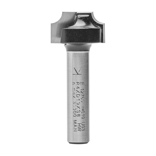 ENT 12760 Viertelstabfräser HW, Schaft (S) 8 mm, Durchmesser (D) 19 mm, NL 11 mm, R 4 mm, SL 32 mm von ENT European Norm Tools