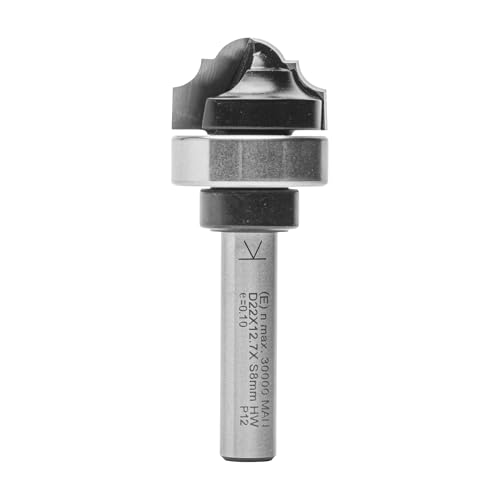 ENT 12980 Classic Fräser HW, Schaft (S) 8 mm, Durchmesser (D) 22 mm, NL 12,7 mm, R1 4 mm, R2 5,5 mm, SL 32 mm, mit Kugellager von ENT European Norm Tools