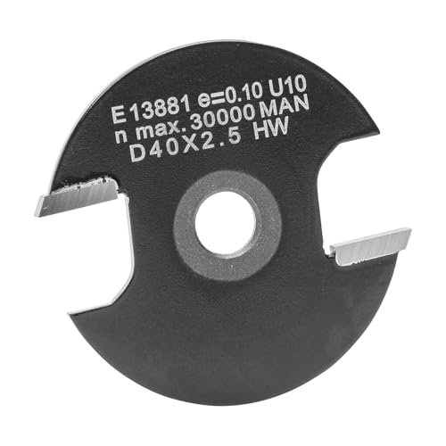 ENT 13881 Scheibennutfräser HW, Schaft (S) 6,35 mm, Durchmesser (D) 40 mm, NL 2,5 mm von ENT European Norm Tools