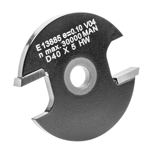 ENT 13885 Scheibennutfräser HW, Schaft (S) 6,35 mm, Durchmesser (D) 40 mm, NL 5 mm von ENT European Norm Tools
