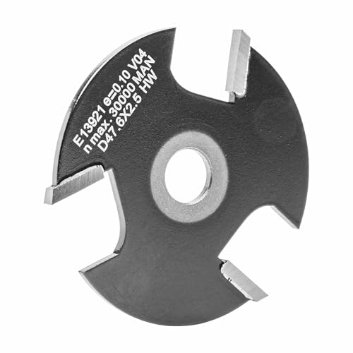 ENT 13921 Scheibennutfräser HW, Schaft (S) 8 mm, Durchmesser (D) 47,6 mm, NL 2,5 mm, Z3 von ENT European Norm Tools