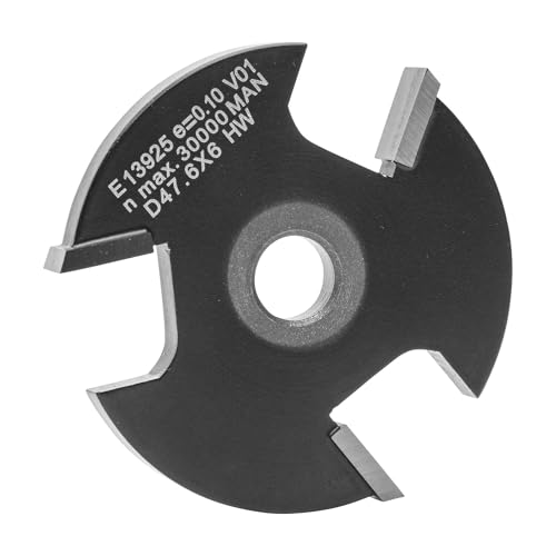 ENT 13925 Scheibennutfräser HW, Schaft (S) 8 mm, Durchmesser (D) 47,6 mm, NL 6 mm, Z3 von ENT European Norm Tools