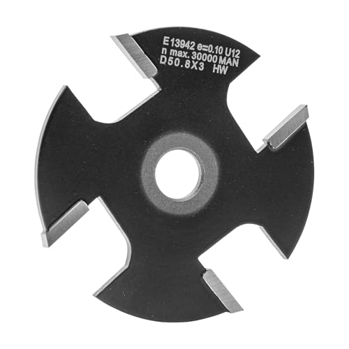 ENT 13942 Scheibennutfräser HW, Schaft (S) 8 mm, Durchmesser (D) 50,8 mm, NL 3 mm, Z4 von ENT European Norm Tools