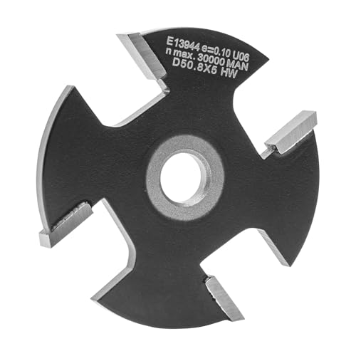 ENT 13944 Scheibennutfräser HW, Schaft (S) 8 mm, Durchmesser (D) 50,8 mm, NL 5 mm, Z4 von ENT European Norm Tools