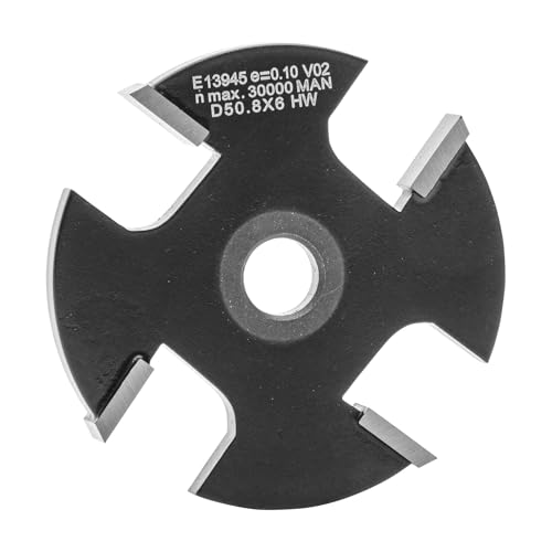 ENT 13945 Scheibennutfräser HW, Schaft (S) 8 mm, Durchmesser (D) 50,8 mm, NL 6 mm, Z4 von ENT European Norm Tools