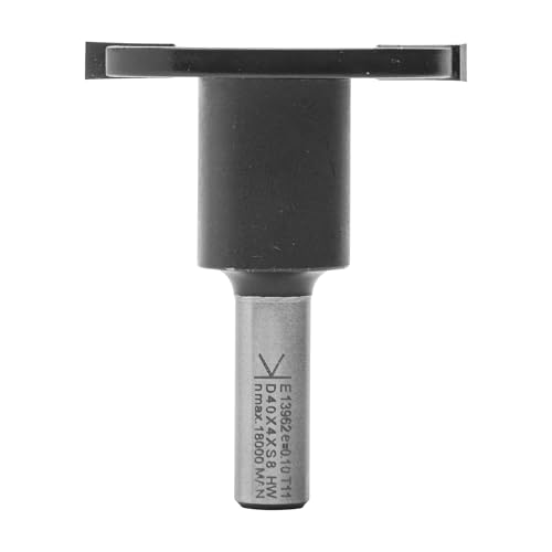 ENT 13962 Scheibennutfräser HW, Schaft (S) 8 mm, Durchmesser (D) 40 mm, NL 4 mm, GL 50 mm, auf Aufnahmedorn montiert von ENT European Norm Tools
