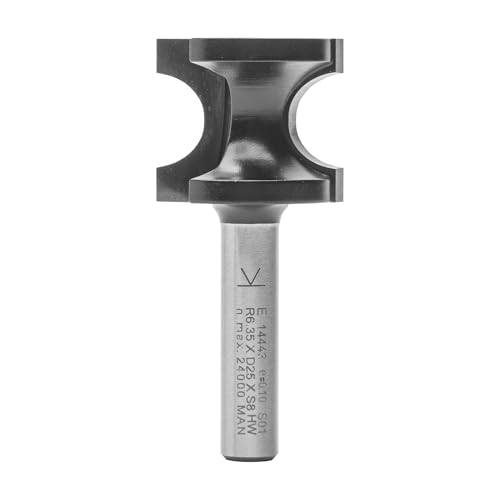 ENT 14443 Halbstabfräser HW, Schaft (S) 8 mm, Durchmesser (D) 25,5 mm, NL 22,6 mm, R 6,35 mm, SL 32 mm, Halbstab Ø 25,5 mm von ENT European Norm Tools