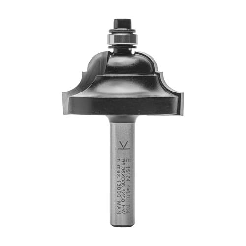 ENT 15174 Römischer Profilfräser Classic HW, Schaft (S) 8 mm, Durchmesser (D) 38,1 mm, NL 19 mm, R 6,35 mm, SL 32 mm, mit Kugellager von ENT European Norm Tools