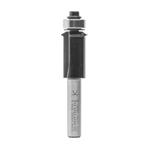 ENT 15590 Schattenfugenfräser HW, Schaft (S) 8 mm, Durchmesser (D) 15,9 mm, NL 25,4 mm, D2 12,7 mm, SL 32 mm, mit Kugellager von ENT European Norm Tools