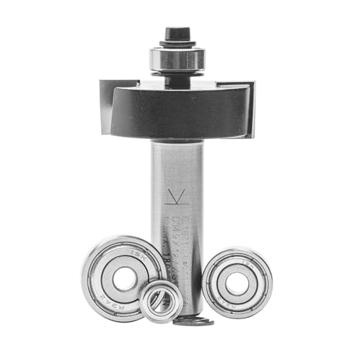 ENT 16710 Falzfräser Set HW, Schaft (S) 12 mm, Durchmesser (D) 34,9 mm, NL 12,7 mm, SL 40 mm, mit Kugellager von ENT European Norm Tools