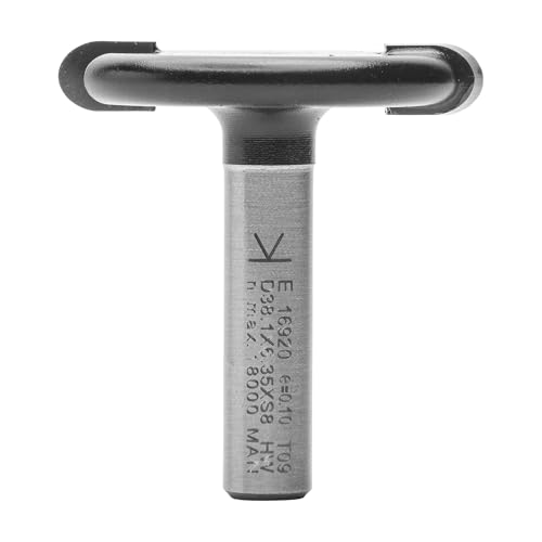 ENT 16920 Rundfräser Konkav HW, Schaft (S) 8 mm, Durchmesser (D) 38,1 mm, NL 6,35 mm, R 3,18 mm, SL 32 mm von ENT European Norm Tools