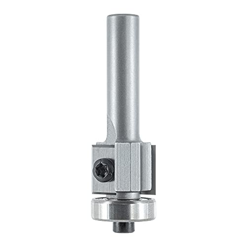 ENT 20294 Wendemesser Bündigfräser HW, Schaft (S) 8 mm, Durchmesser (D) 16 mm, NL 12 mm, GL 55 mm, SL 30 mm, mit Kugellager von ENT