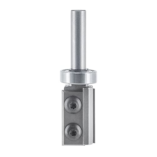 ENT 20321 Wendeplatten Bündigfräser HW, Schaft (S) 8 mm, Durchmesser (D) 19 mm, NL 30 mm, mit Kugellager von ENT European Norm Tools