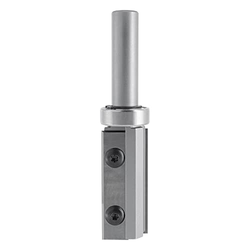 ENT 20322 Wendeplatten Bündigfräser HW, Schaft (S) 12 mm, Durchmesser (D) 22 mm, NL 49,5 mm, mit Kugellager von ENT European Norm Tools