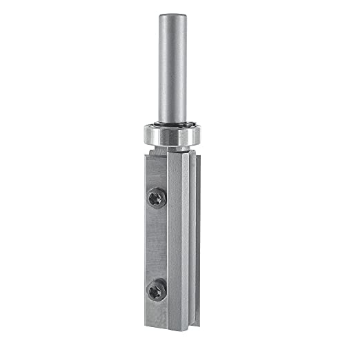 ENT 20326 Wendeplatten Bündigfräser HW, Schaft (S) 8 mm, Durchmesser (D) 16 mm, NL 50 mm, mit Kugellager von ENT European Norm Tools