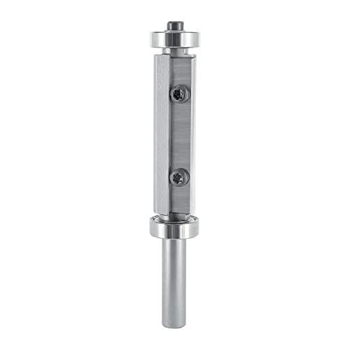 ENT 20416 Wendeplatten Bündigfräser HW, Schaft (S) 8 mm, Durchmesser (D) 16 mm, NL 50 mm, mit Kugellager, Wendemesser zweischneidig von ENT European Norm Tools