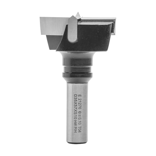 ENT 21276 Zylinderkopfbohrer mit Spannfläche HW, Schaft (S) 10 mm, Durchmesser (D) 35 mm, L 57 mm, Rechts von ENT European Norm Tools