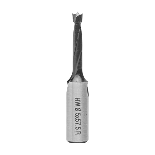 ENT 22121 Dübelbohrer HW, Schaft (S) 10 mm, Durchmesser (D) 5 mm, NL 27 mm, SL 27 mm, L 57,5 mm, Rechts von ENT European Norm Tools