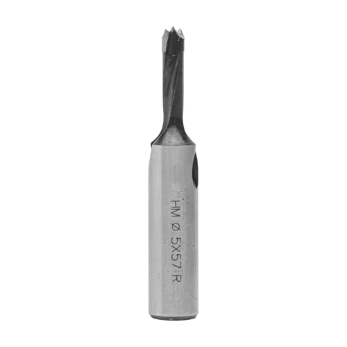 ENT 22200 Dübelbohrer HW, Schaft (S) 10 mm, Durchmesser (D) 5 mm, NL 18 mm, SL 34 mm, L 57,5 mm, Rechts von ENT European Norm Tools