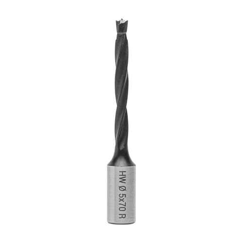 ENT 22281 Dübelbohrer HW, Schaft (S) 10 mm, Durchmesser (D) 5 mm, NL 43 mm, SL 20 mm, L 70 mm, Rechts von ENT European Norm Tools