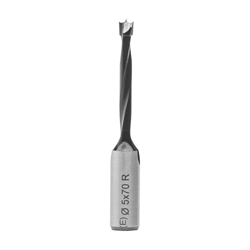 ENT 22361 Dübelbohrer HW, Schaft (S) 10 mm, Durchmesser (D) 5 mm, NL 35 mm, SL 30 mm, L 70 mm, Rechts von ENT European Norm Tools