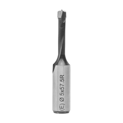 ENT 22760 Dübelbohrer HW, Schaft (S) 10 mm, Durchmesser (D) 5 mm, NL 27 mm, SL 27 mm, L 57,5 mm, Rechts von ENT European Norm Tools