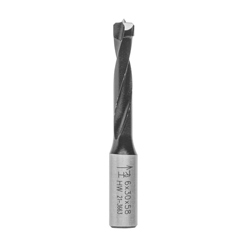 ENT 24026 Dübelbohrer HW, Schaft (S) 8 mm, Durchmesser (D) 6, NL 30 mm, SL 20 mm, L 58 mm, speziell für Mafell DD40P/DDF40 von ENT