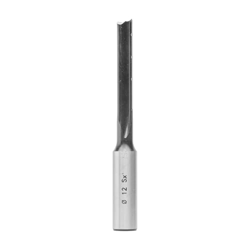 ENT 25533 Langlochfräsbohrer WS, Schaft (S) 16 mm, Ø 12 mm, Nutzlänge (NL) 80 mm, GL 135 mm, linksdrehend, gerade Ausführung von ENT European Norm Tools