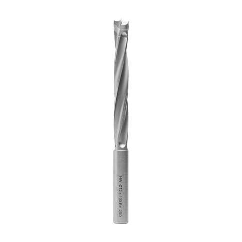 ENT 26407 Holzspiralbohrer mit HW-Kopf, Schaft (S) 12 mm, Durchmesser (D) 12 mm, NL 100 mm, L 155 mm von ENT European Norm Tools