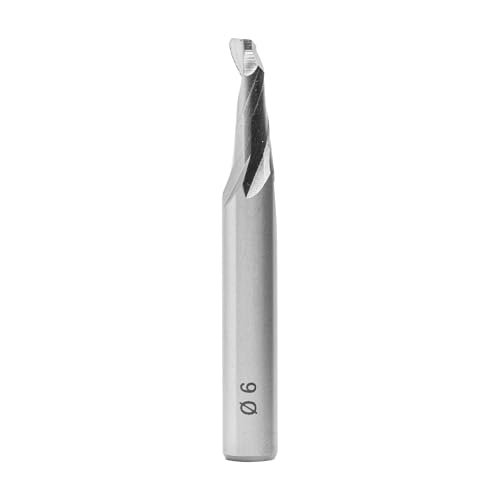 ENT 30004 Spiral-Bohrnutenfräser HS, Schaft (S) 8 mm, Durchmesser (D) 6 mm, NL 14 mm, Z1, GL 60 mm von ENT European Norm Tools