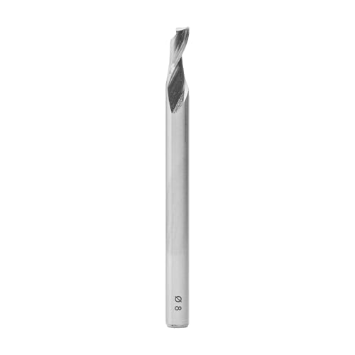 ENT 30013 Spiral-Bohrnutenfräser HS, Schaft (S) 8 mm, Durchmesser (D) 8 mm, NL 14 mm, Z1, GL 100 mm von ENT European Norm Tools