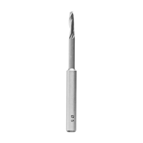 ENT 30022 Spiral-Bohrnutenfräser HS, Schaft (S) 8 mm, Durchmesser (D) 5 mm, NL1 16 mm, NL2 45 mm, Z1, GL 90 mm von ENT European Norm Tools