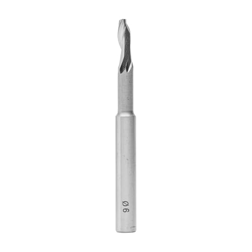 ENT 30023 Spiral-Bohrnutenfräser HS, Schaft (S) 8 mm, Durchmesser (D) 6 mm, NL1 14 mm, NL2 35 mm, Z1, GL 80 mm von ENT European Norm Tools