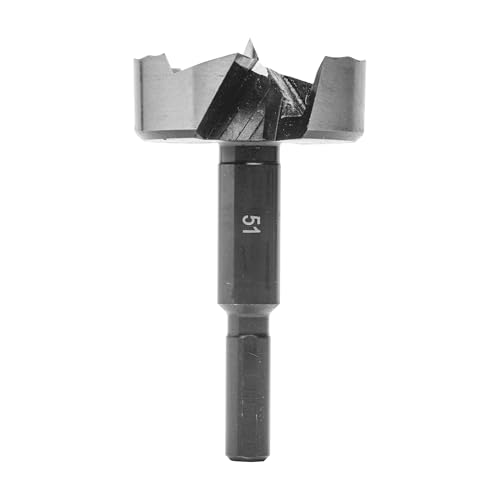 ENT 40051 Forstnerbohrer "Wave Cutter" Durchmesser (D) 51 mm, NL 60 mm, GL 90 mm, S 10 mm von ENT European Norm Tools