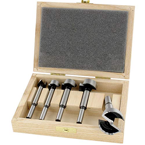 ENT 40105 Forsnterbohrer "Wave Cutter" mit Wellenschliff Set 5-teilig Durchmesser (D) 15-20-25-30-35 mm von ENT European Norm Tools