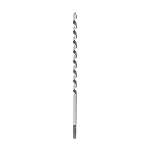ENT 41007 Schlangenbohrer WS, Durchmesser (D) 8 mm, NL 165 mm, GL 235 mm, S 6,35 mm 1/4" 6-kant von ENT European Norm Tools