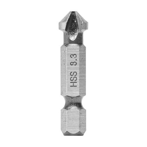 ENT 45681 Kegelsenker HS, Durchmesser (D) 8,3 mm, GL 36 mm, E 90°, S 1/4" 6-kant Bit Aufnahme von ENT European Norm Tools