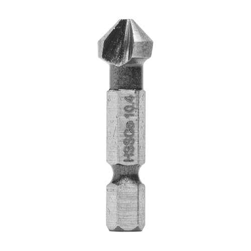 ENT 45682 Kegelsenker HS, Durchmesser (D) 10,4 mm, GL 36 mm, E 90°, S 1/4" 6-kant Bit Aufnahme von ENT European Norm Tools