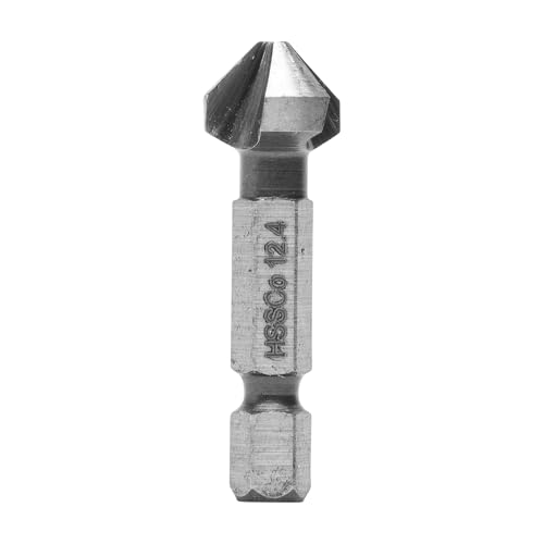 ENT 45683 Kegelsenker HS, Durchmesser (D) 12,4 mm, GL 36 mm, E 90°, S 1/4" 6-kant Bit Aufnahme von ENT European Norm Tools