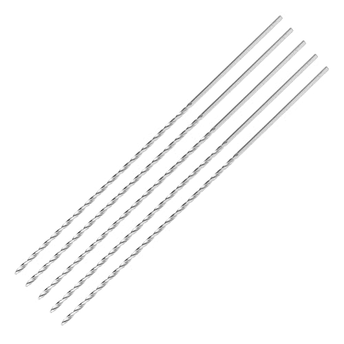 ENT 50402 HSS-G Holzspiralbohrer Ø 2 mm im 5er-Pack, extra lang 150 mm, mit Zentrierspitze und Vorschneider, NL 100, Schaft zylindrisch ENT 50402 HSS-G Holzspiralbohrer Ø 2 mm im 5er-Pack, extra lang 150 mm, mit Zentrierspitze und Vorschneider, NL 100, Schaft zylindrisch von ENT European Norm Tools