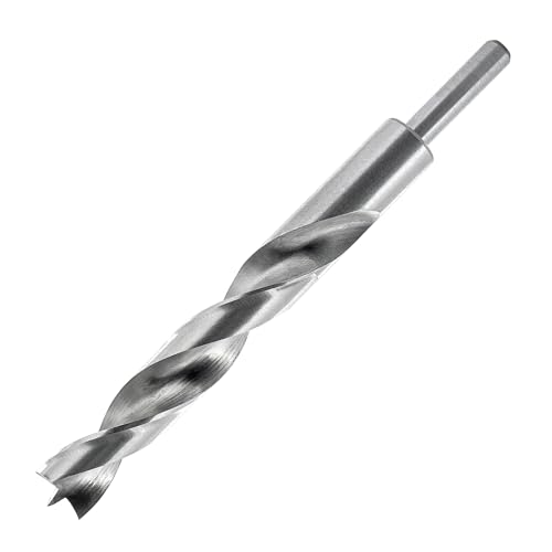 ENT 50420 Holzspiralbohrer Ø 20 mm, extra lang 200 mm, HSS-G, mit Zentrierspitze und Vorschneider, NL 135 mm, Schaft zylindrisch von ENT European Norm Tools