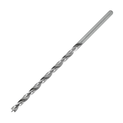 ENT 50455 Holzspiralbohrer Ø 5,5 mm, extra lang 150 mm, HSS-G, mit Zentrierspitze und Vorschneider, NL 100 mm, Schaft zylindrisch von ENT European Norm Tools