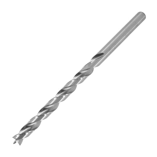 ENT 50485 Holzspiralbohrer Ø 8,5 mm, extra lang 150 mm, HSS-G, mit Zentrierspitze und Vorschneider, NL 100 mm, Schaft zylindrisch von ENT European Norm Tools