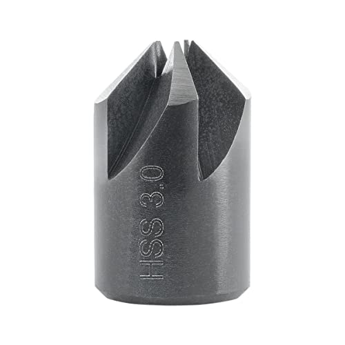 ENT 50503 Aufsteckversenker HSS, Durchmesser (d) 3 mm, D 12 mm, E 90°, GL 25 mm von ENT European Norm Tools