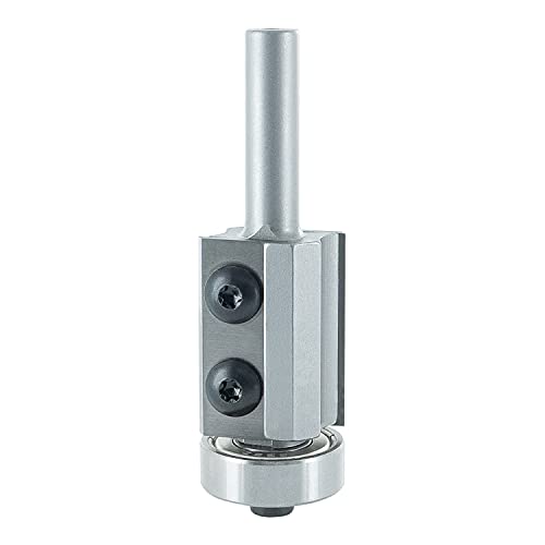 ENT 20297 Wendemesser Bündigfräser HW, Schaft (S) 8 mm, Durchmesser (D) 22 mm, NL 30 mm, GL 72 mm, SL 30 mm, mit Kugellager von ENT
