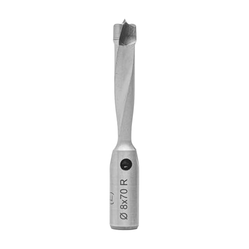 ENT 22784 Dübelbohrer HW, Schaft (S) 10 mm, Durchmesser (D) 8 mm, NL 35 mm, SL 30 mm, L 70 mm, Rechts von ENT