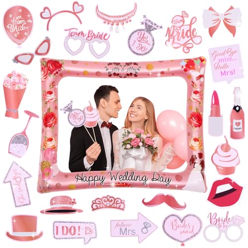 Aufblasbarer Fotorahmen Selfie Bilderrahmen Foto 71 x 58 cm mit 57g Roségold Fotobox Requisiten Accessoires Fotorequisiten für Hochzeit Party Dekorationen Aufblasbarer Fotorahmen Selfie Bilderrahmen Foto 71 x 58 cm mit 57g Roségold Fotobox Requisiten Accessoires Fotorequisiten für Hochzeit Party Dekorationen von ENUTROF